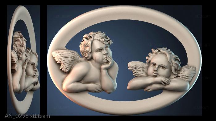 3d модели ангелы AN_0296