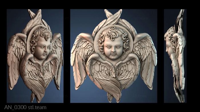 3d модели ангелы AN_0300