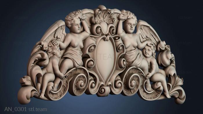 3d модели ангелы AN_0301