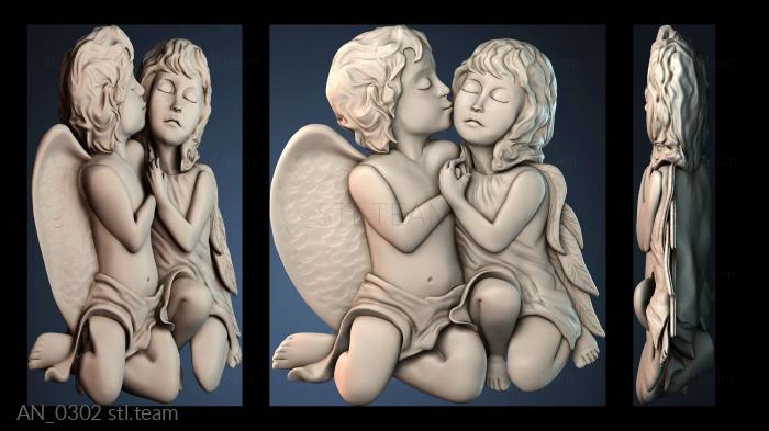 3d модели ангелы AN_0302