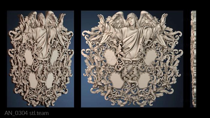 3d модели ангелы AN_0304