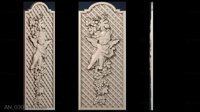 3d модели ангелы AN_0305