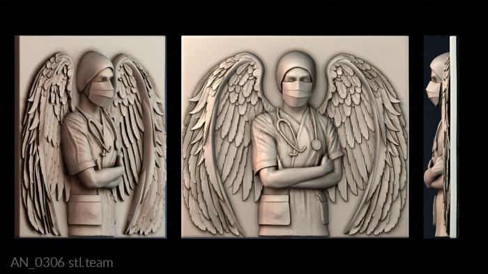 3d модели ангелы AN_0306