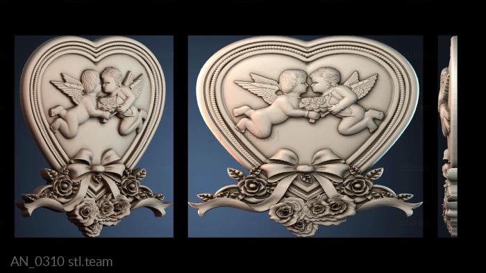 3d модели ангелы AN_0310