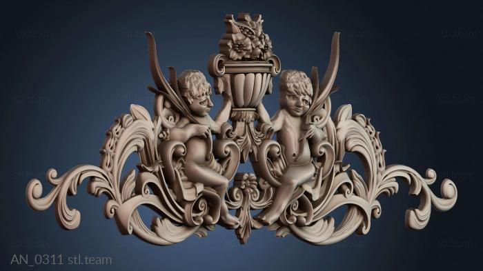 3d модели ангелы AN_0311