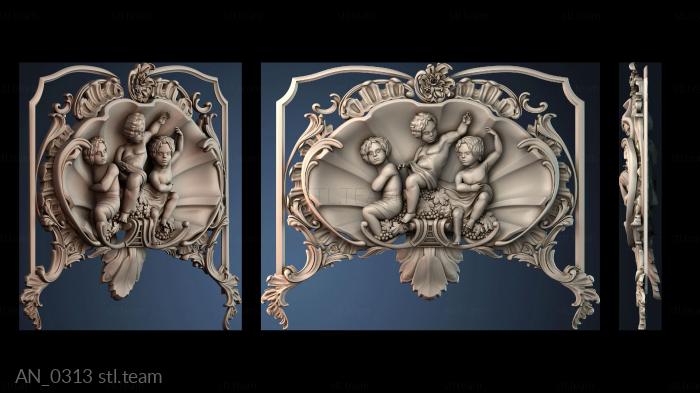 3d модели ангелы AN_0313