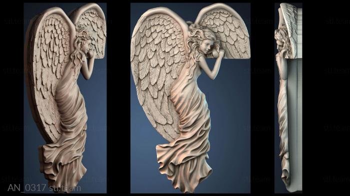3d модели ангелы AN_0317