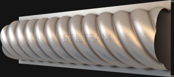 3D model Twisted rope (STL)