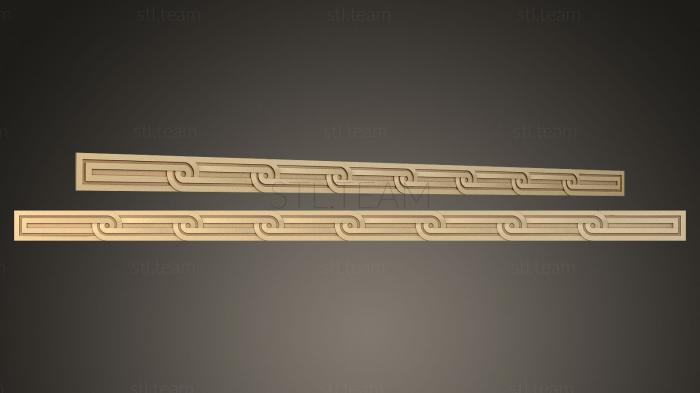 Багеты Mouldings with lines connecting circles