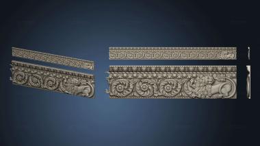 3D model Carved band with ornament (STL)