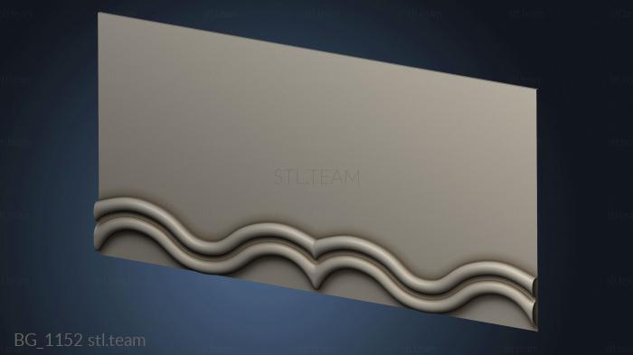 3D model Cornice with molding (STL)