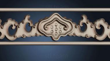 3D model Pattern decor long design (STL)