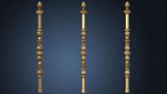 3D model Pillar with a bump (STL)