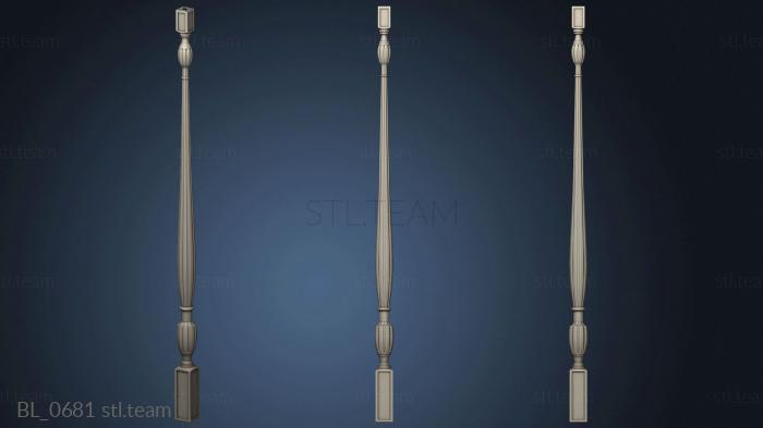 3D model Bed column (STL)