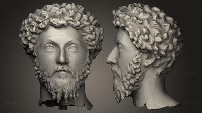 Бюсты и головы античные и исторические Голова Марка Аврелия