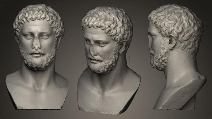 Бюсты и головы античные и исторические Философ Пифагор