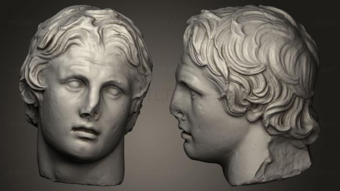 Бюсты и головы античные и исторические Голова Александра Македонского