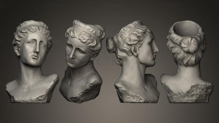 Бюсты и головы античные и исторические Статуя женской головы