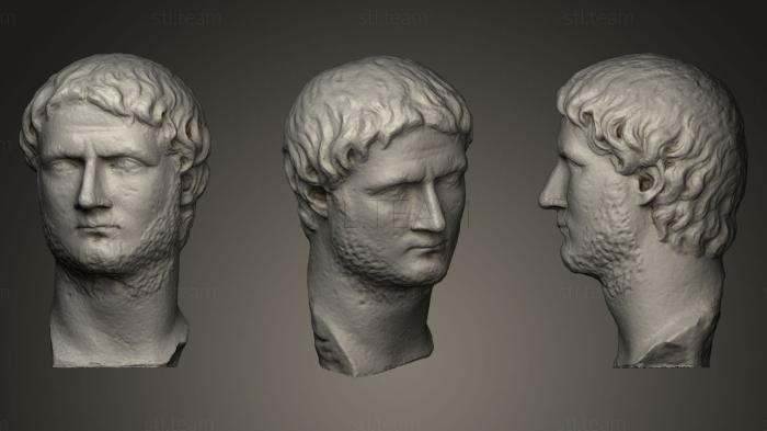 Бюсты и головы античные и исторические Портрет императора Галлиена