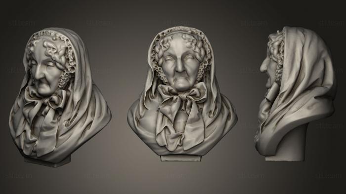 Бюсты и головы античные и исторические Скульптурный портрет Зофьи Потоцкой