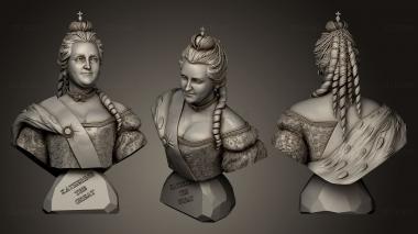 3D модель ЕКАТЕРИНА ВЕЛИКАЯ (STL)