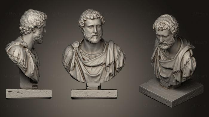 Бюсты и головы античные и исторические Император Антонин Пий