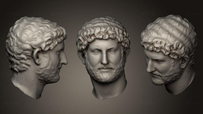 Бюсты и головы античные и исторические Голова с бюста Адриана