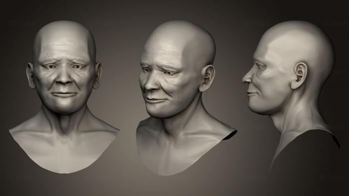 Бюсты и головы античные и исторические Голова мужчины