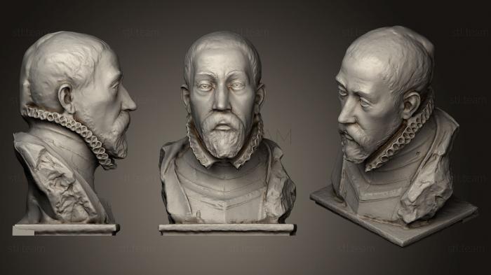 Бюсты и головы античные и исторические Скульптура мужчины