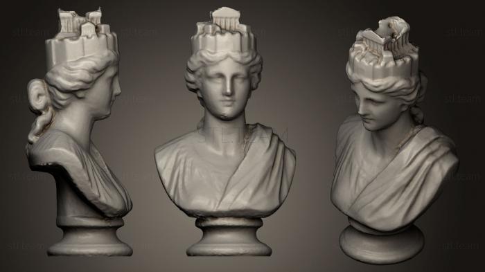 Бюсты и головы античные и исторические Скульптура Афины