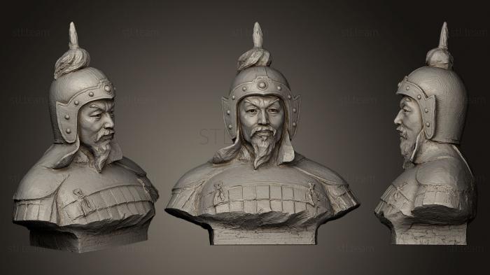 Бюсты и головы античные и исторические Скульптура солдата Ру Сюнь Сяо