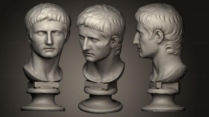 Бюсты и головы античные и исторические Император Август