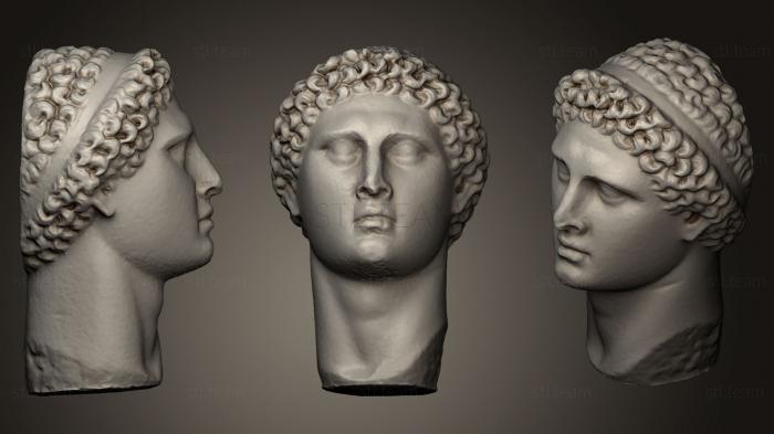 Бюсты и головы античные и исторические голова правителя эпохи Птолемеев