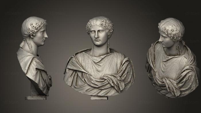 Бюсты и головы античные и исторические Agrippina Minor