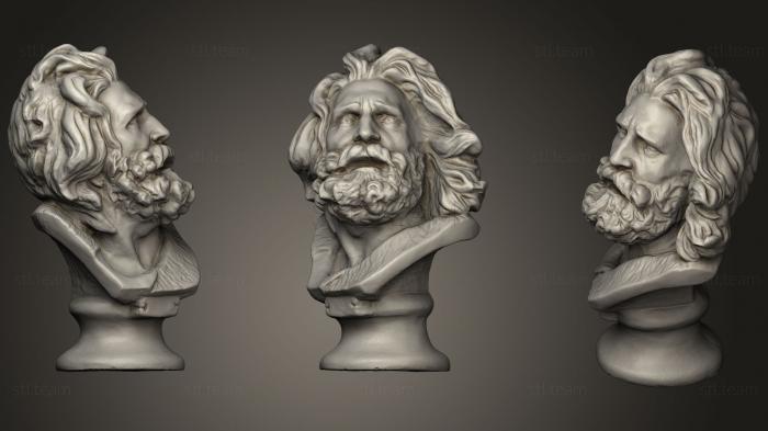 Бюсты и головы античные и исторические Марсельская скульптура