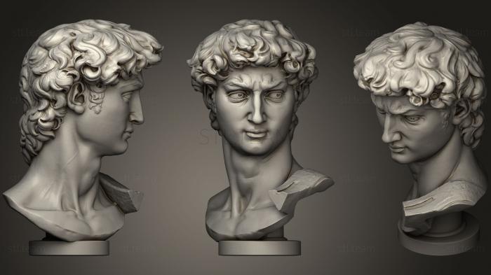 3D модель Микеланджело Давид (STL)