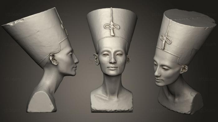 Бюсты и головы античные и исторические Нефертити Уменьшен