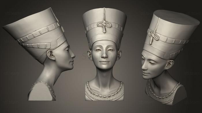 Бюсты и головы античные и исторические Стилизованная Нефертити