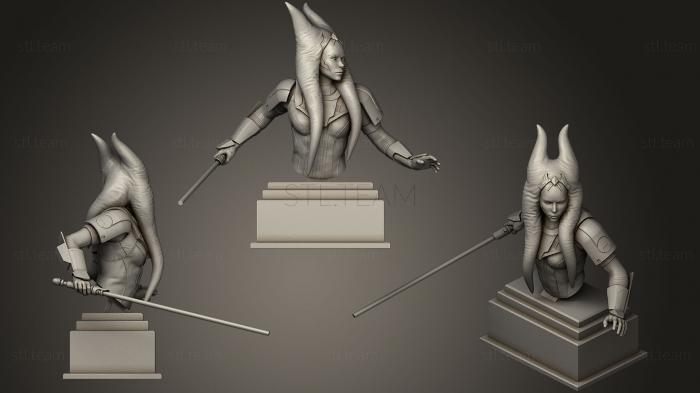 3D модель Тогрута Джедай Страж Лазерная Защита Для печати (STL)