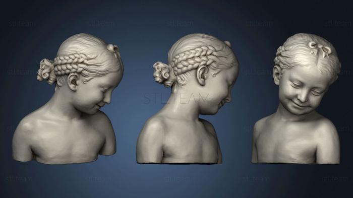 3D модель Бюст девочки (STL)