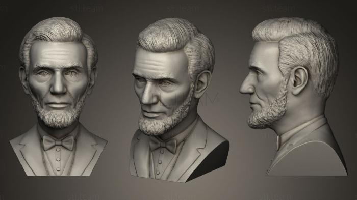 3D модель Голова Авраама Линкольна (STL)