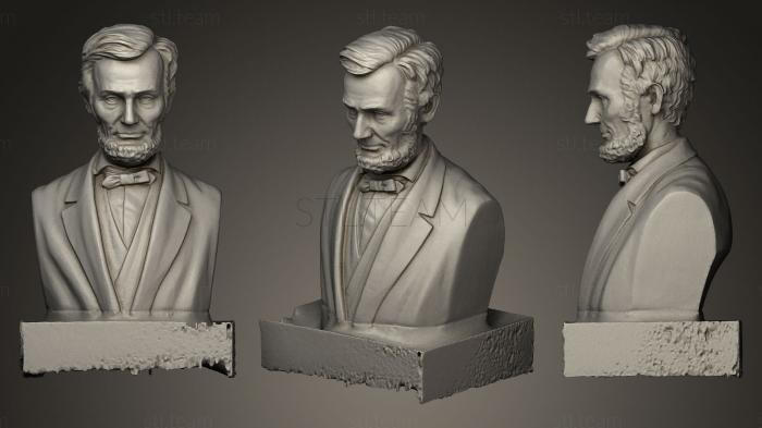 Бюсты и барельефы известных личностей Авраам Линкольн с трибуны