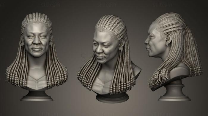 3D модель Алисия Гарза, соучредитель Black Lives Matter (STL)