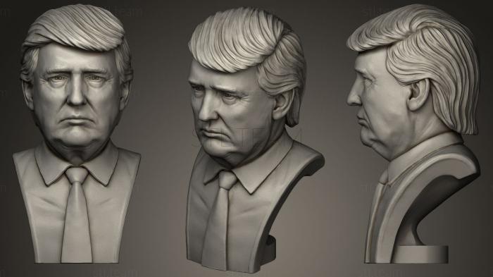 3D модель Портрет Дональда Трампа (STL)
