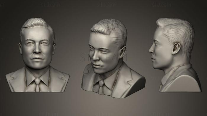 3D модель Скульптура Илона Маска (STL)