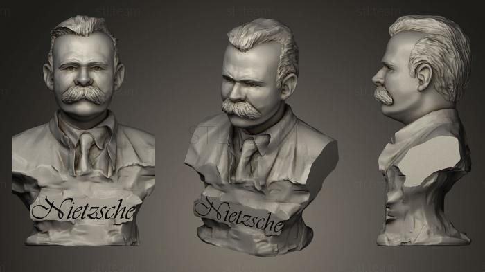 3D модель Фридрих Ницше (STL)