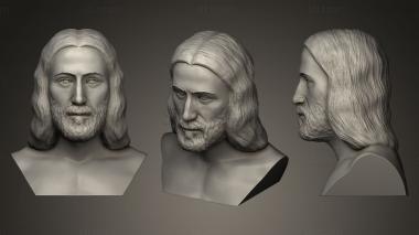 3D модель Реконструкция Иисуса по Туринской плащанице (STL)