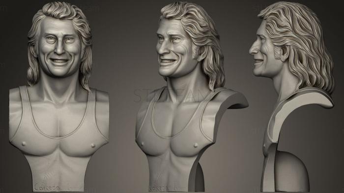 3D модель Джонни Холлидей в майке (STL)