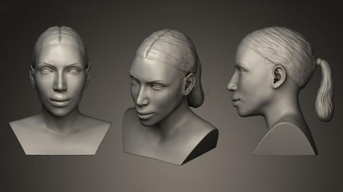 3D модель Скульптура Ким Кардашьян (STL)
