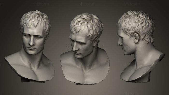 3D модель Наполеон Бонапарт молодой (STL)